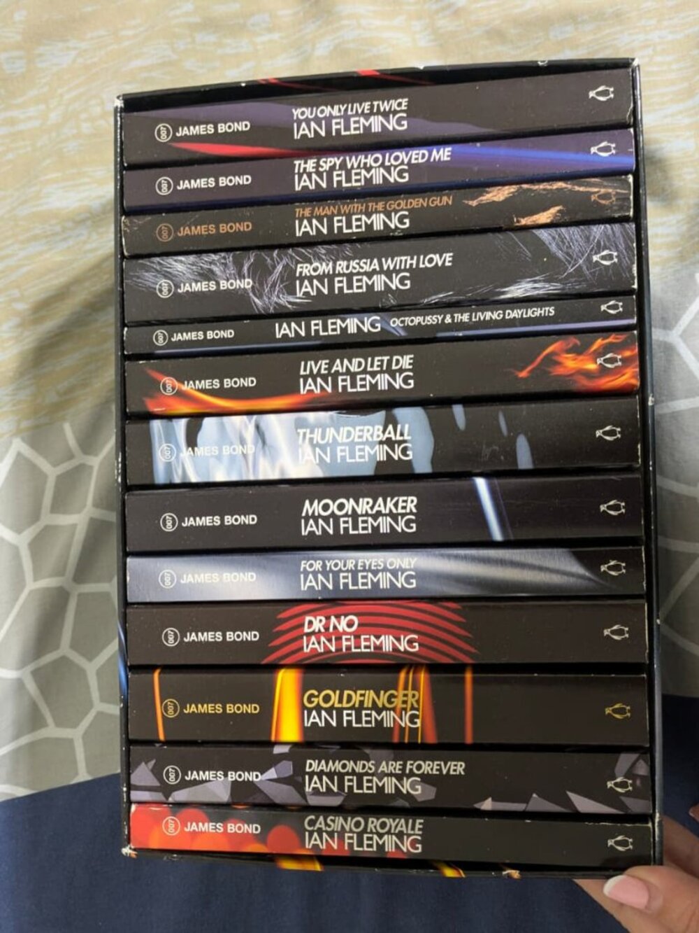 Ian Fleming James Bond 007 Penguin Paperback Box Set